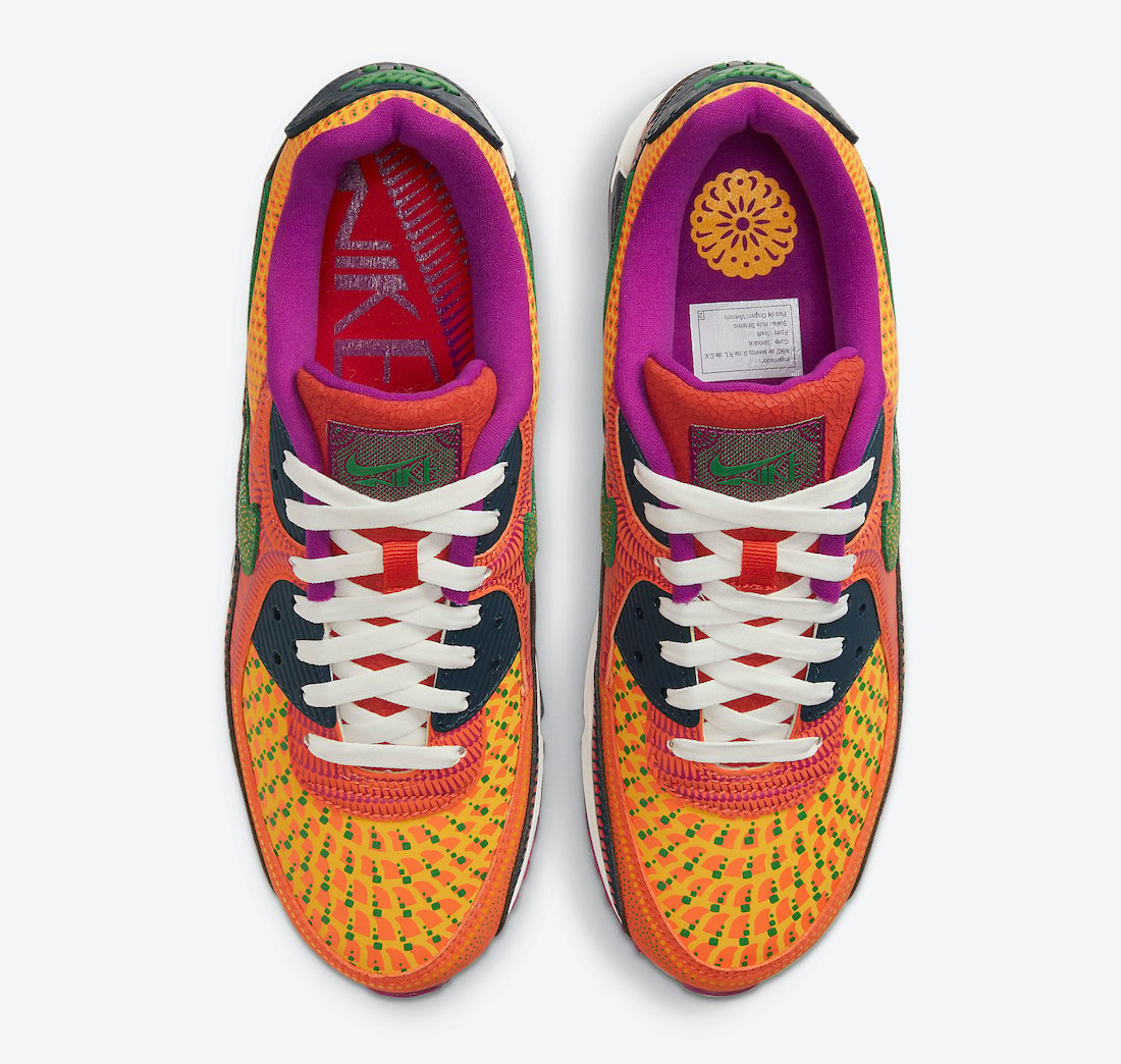Nike Air Max 90 Day of the Dead DC5154-458 Release Date Info