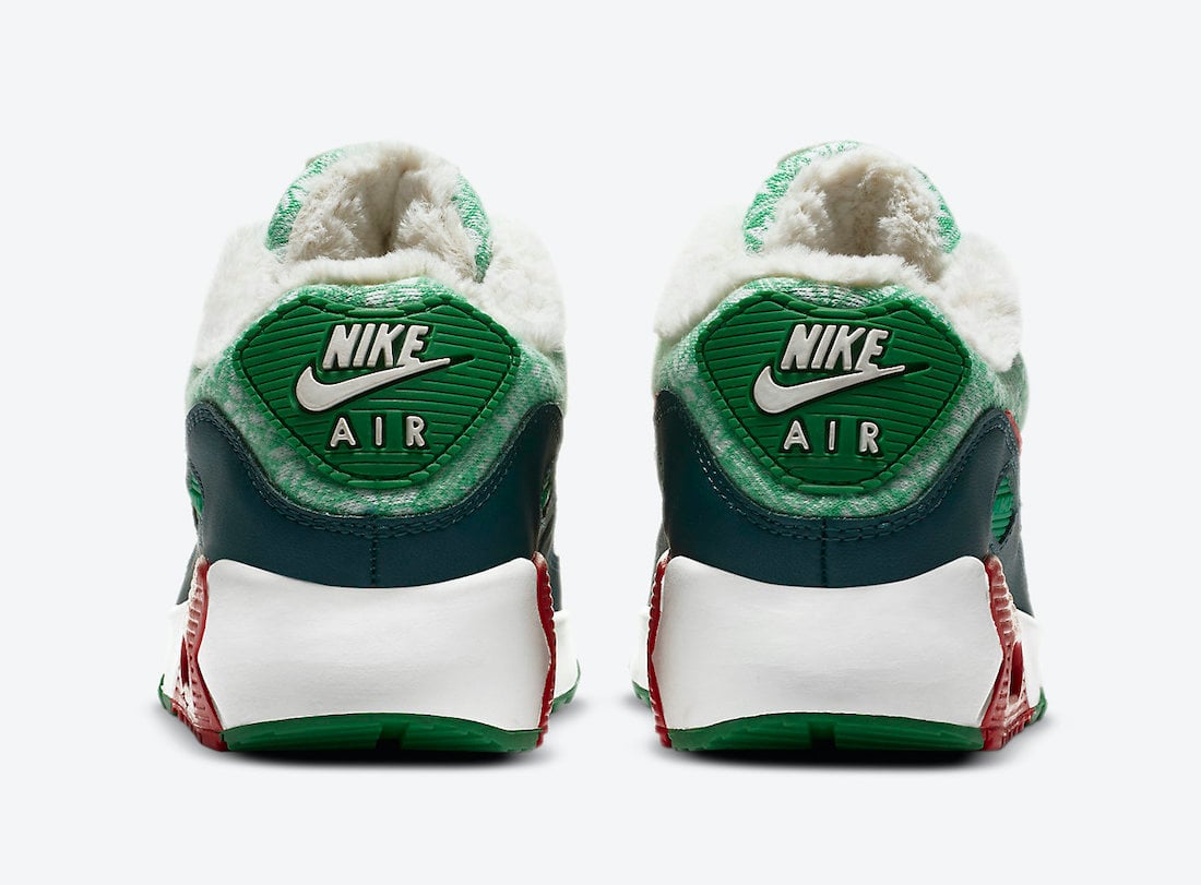 Nike Air Max 90 GS Christmas DC1621-100 Release Date Info