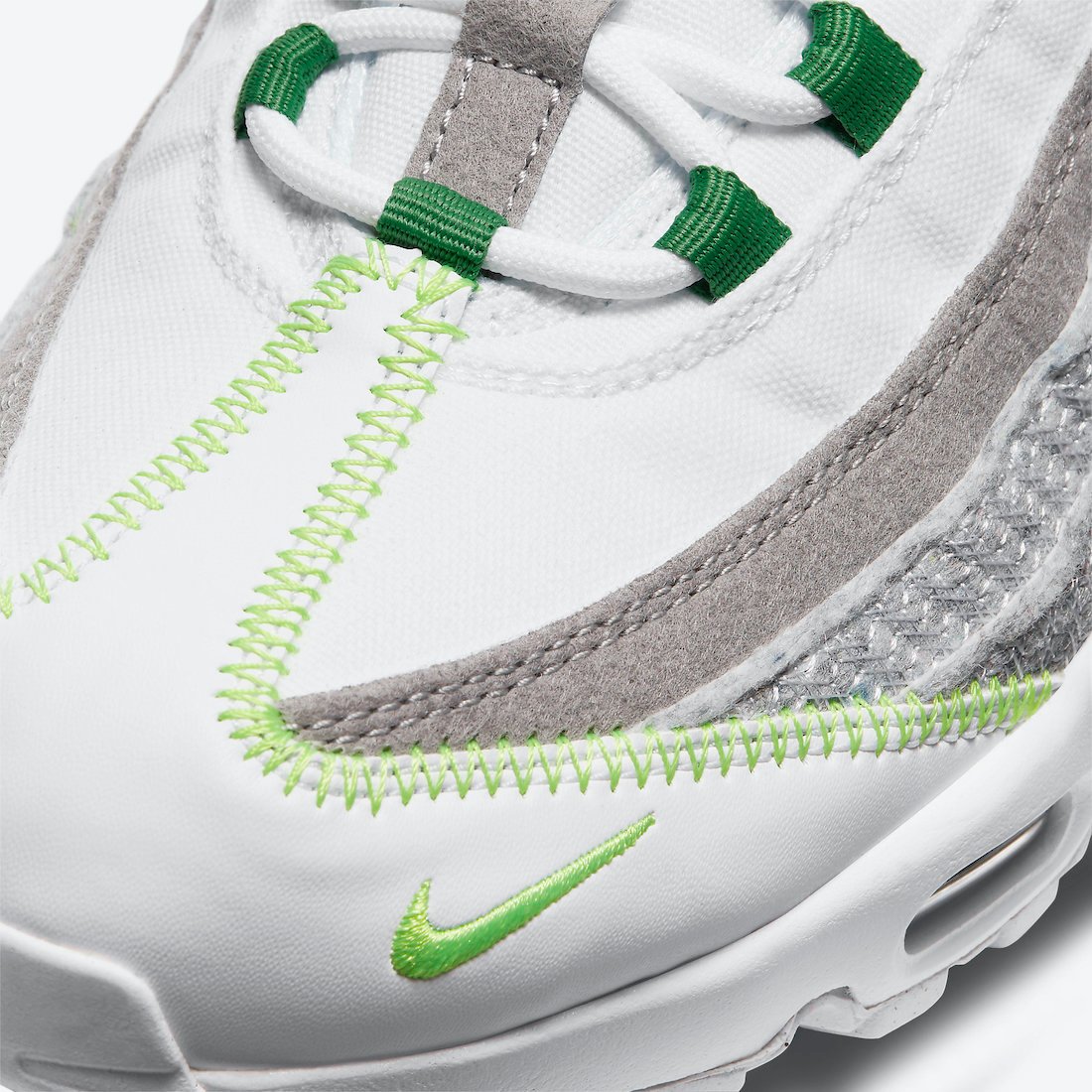 Nike Air Max 95 NRG White Classic Green Electric Green CU5517-100 Release Date Info