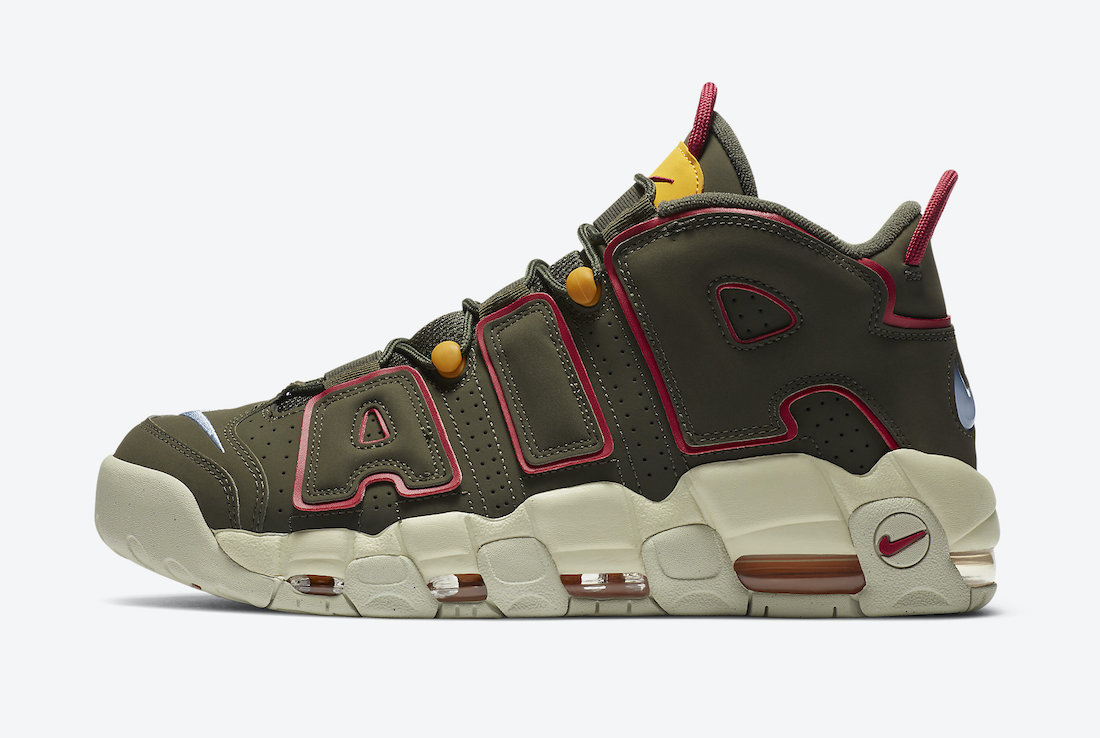 nike uptempo khaki