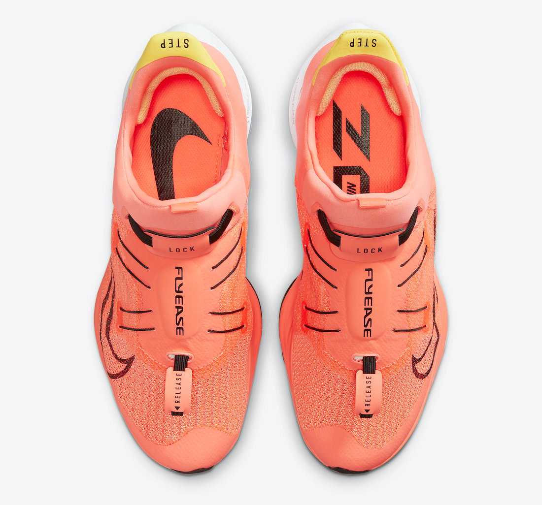 Nike Air Zoom Tempo NEXT% FlyEase Mango Black Yellow CV1889-800 Release Date Info