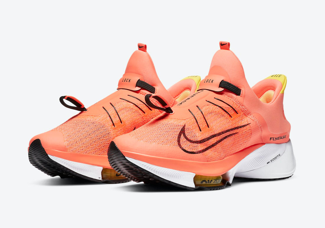 Nike Air Zoom Tempo NEXT% FlyEase in ‘Mango’