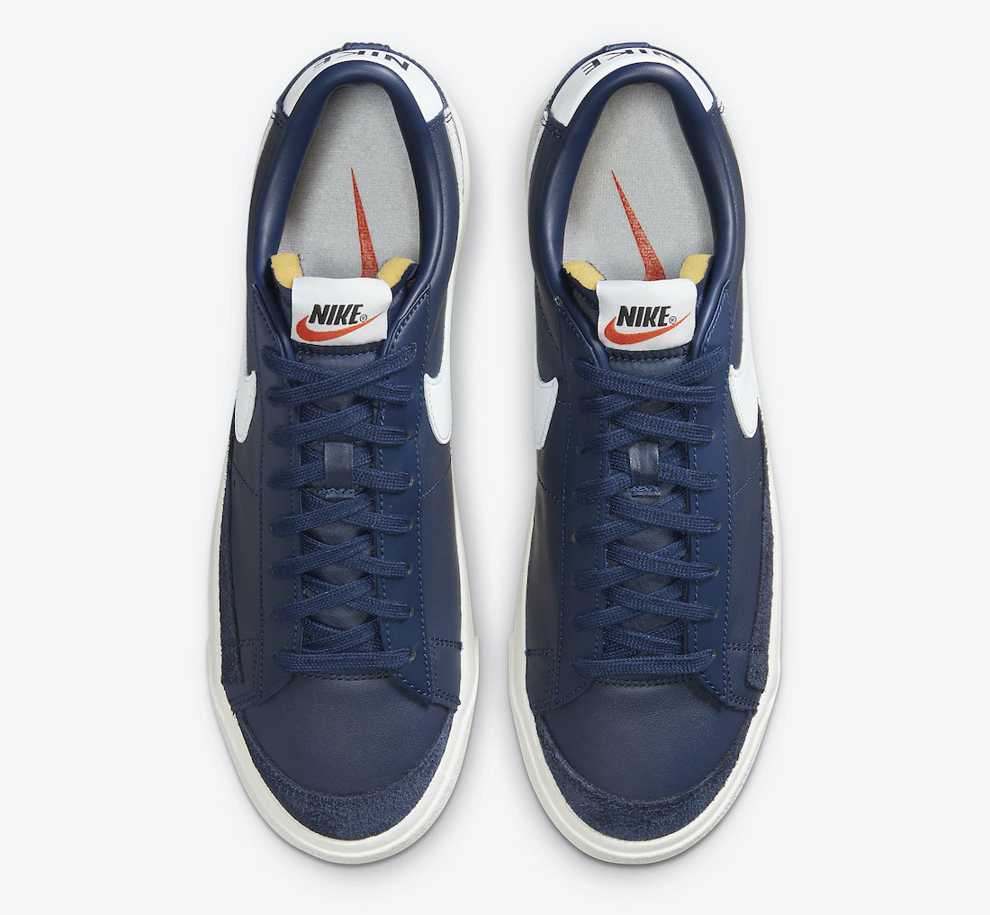 Nike Blazer Low 77 Vintage Midnight Navy DA6364-400 Release Date Info