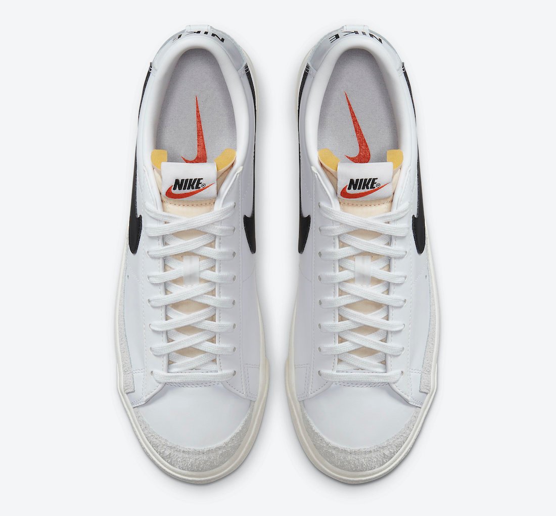 Nike Blazer Low 77 Vintage White Black DA6364-101 Release Date Info