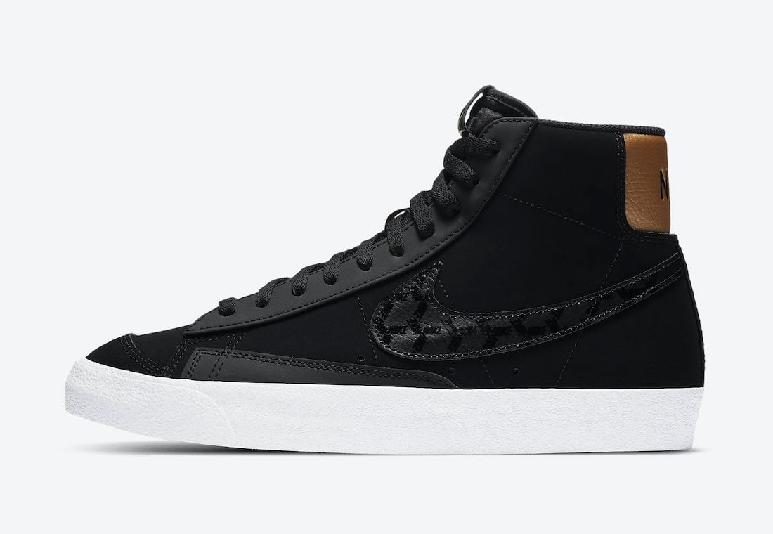 Nike Blazer Mid Black Gold DD6614-001 Release Date Info