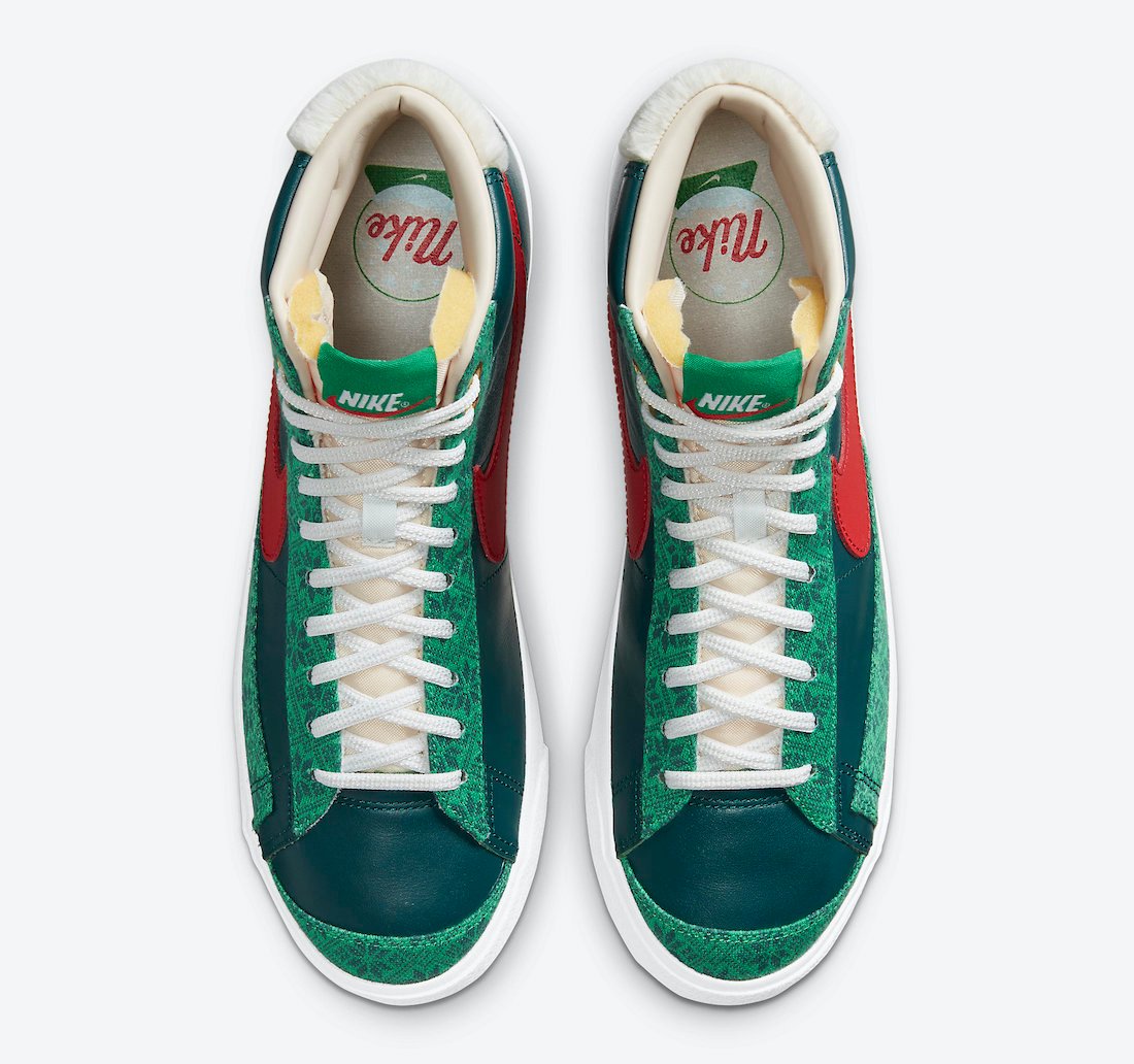 Nike Blazer Mid Christmas DC1619-300 Release Date Info