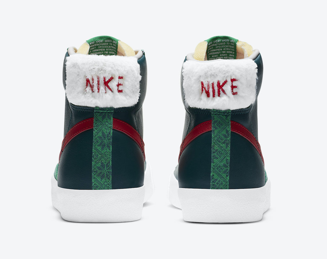 Nike Blazer Mid Christmas DC1619-300 Release Date Info