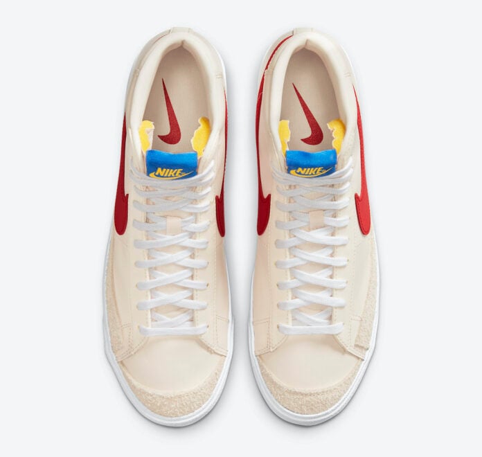 Nike Blazer Mid Cream Red White DH0929-800 Release Date Info | SneakerFiles