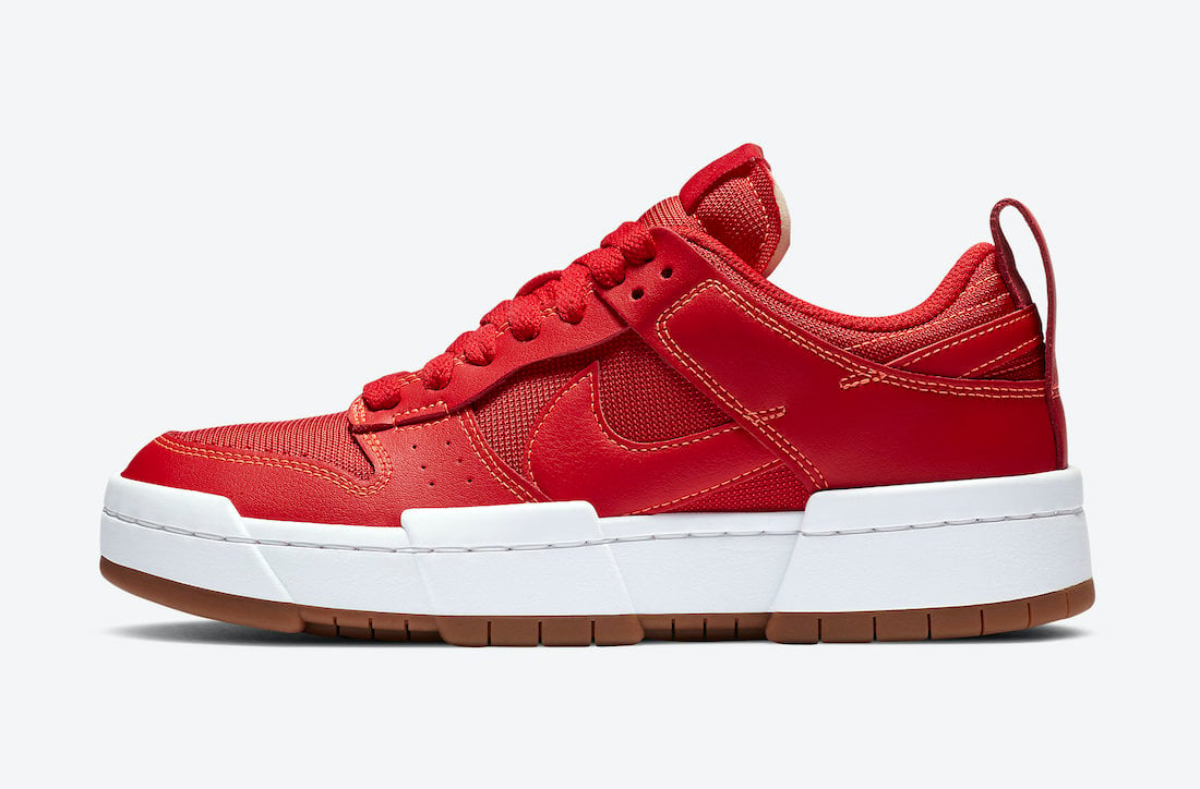 Nike Dunk Low Disrupt Red Gum CK6654-600 Release Date Info