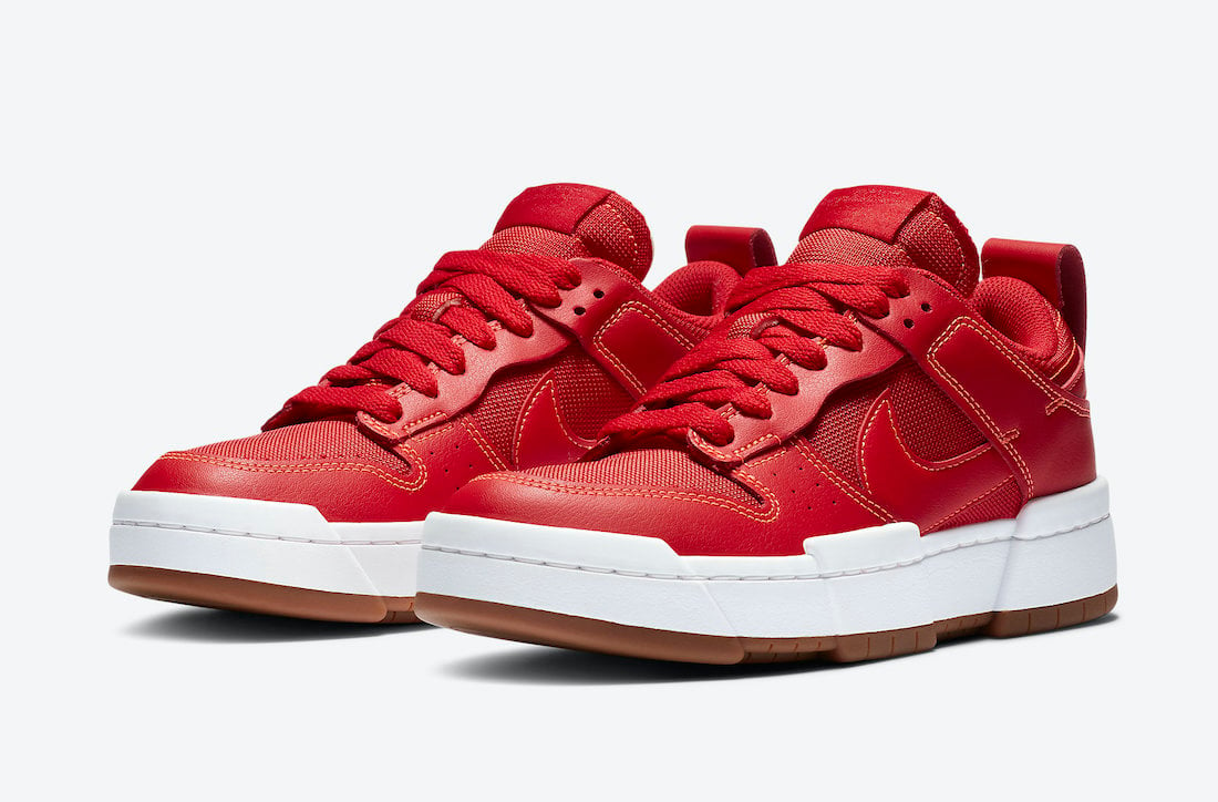 Nike Dunk Low Disrupt Red Gum CK6654-600 Release Date Info