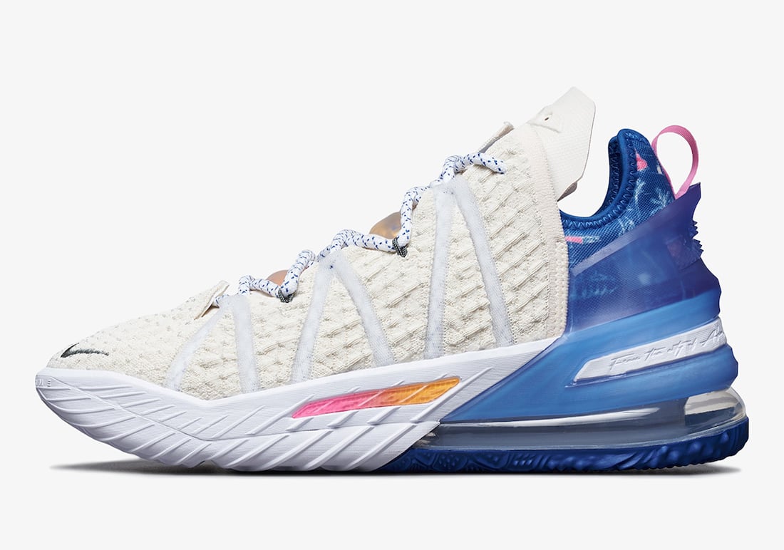 Nike LeBron 18 Los Angeles By Day DB8148-200 Release Date Info