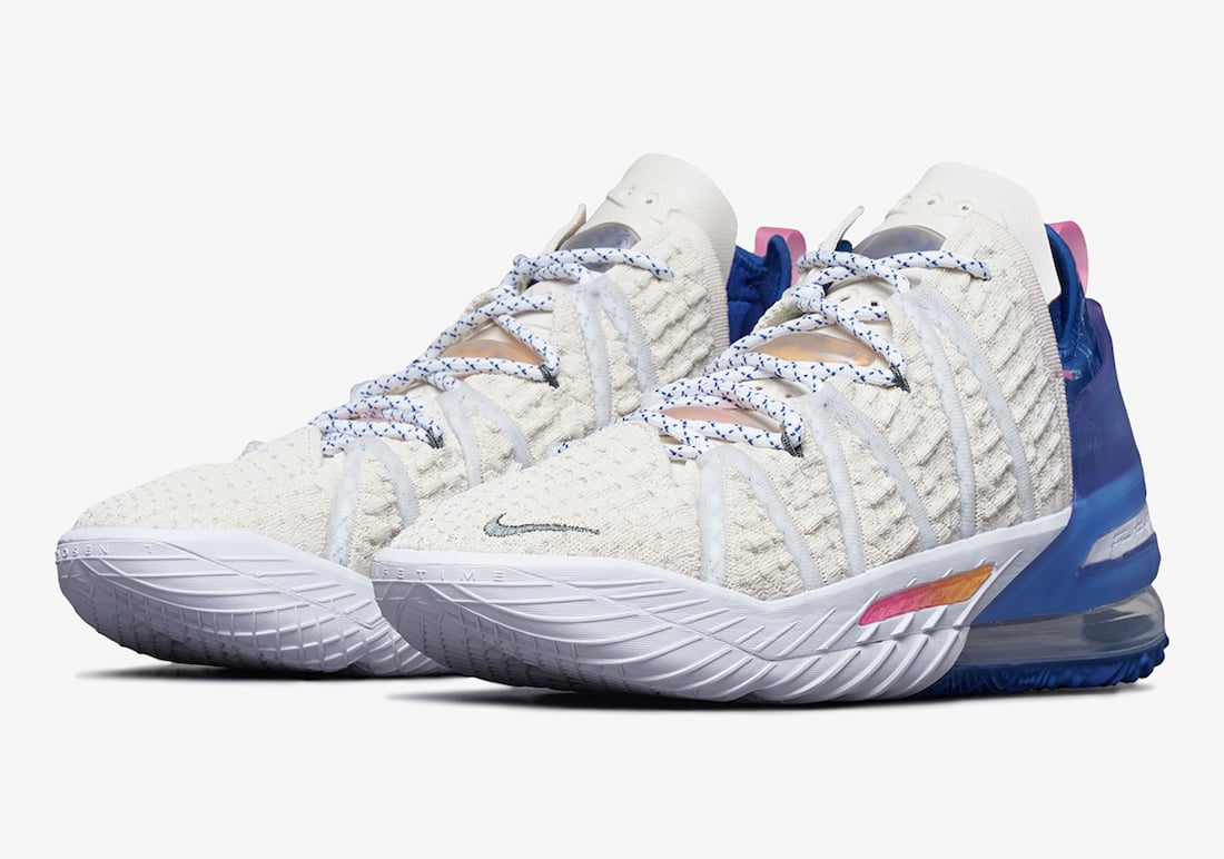 Nike LeBron 18 Los Angeles By Day DB8148-200 Release Date Info