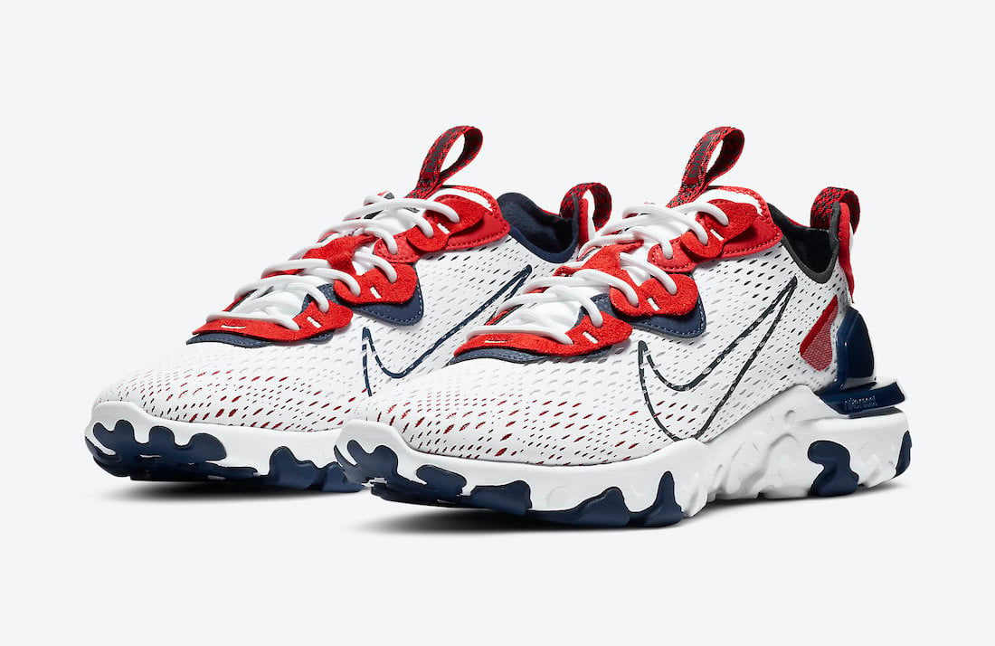 Nike React Vision Starting to Release in White, Navy and Red