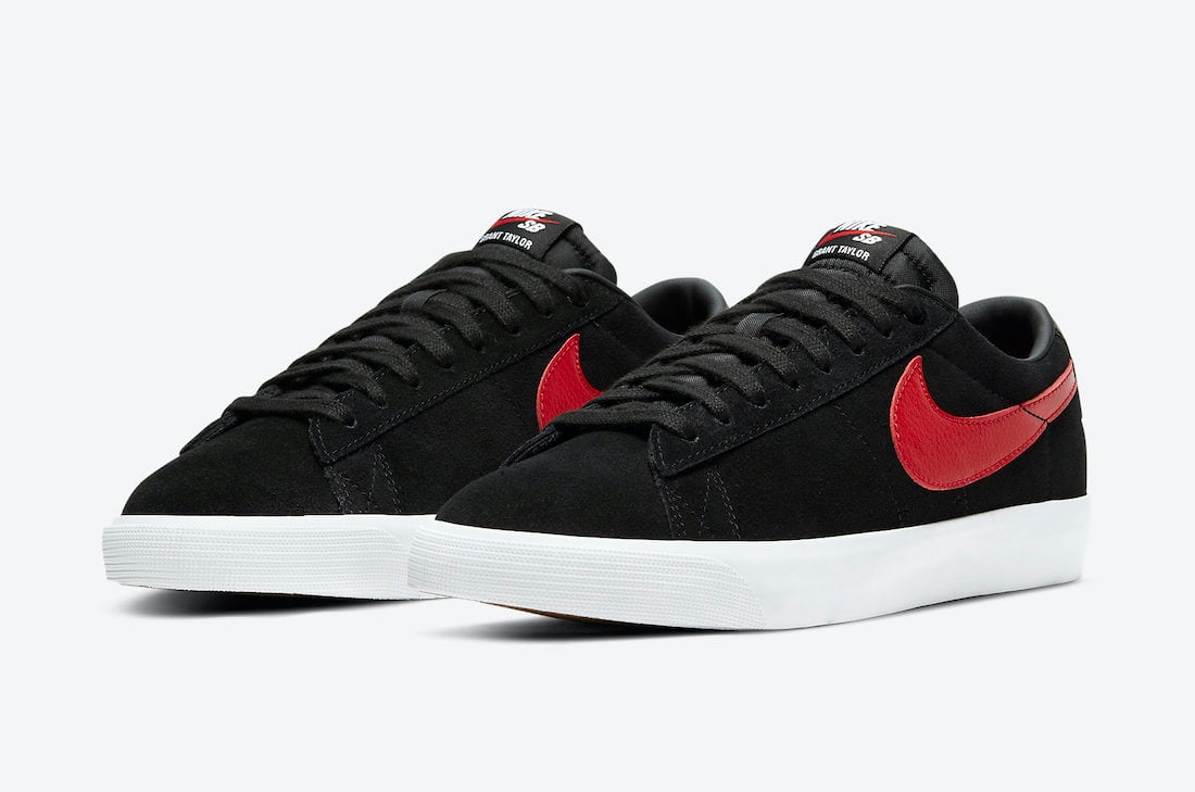 Nike SB Blazer Low GT Black University Red White 704939-005 Release Date Info