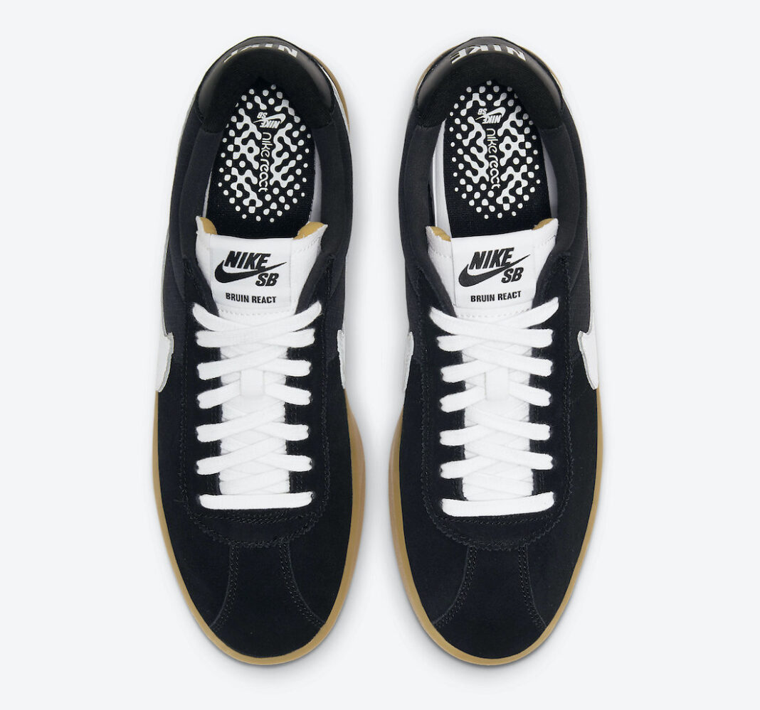 Nike SB Bruin React Black Gum CJ1661-002 Release Date Info | SneakerFiles