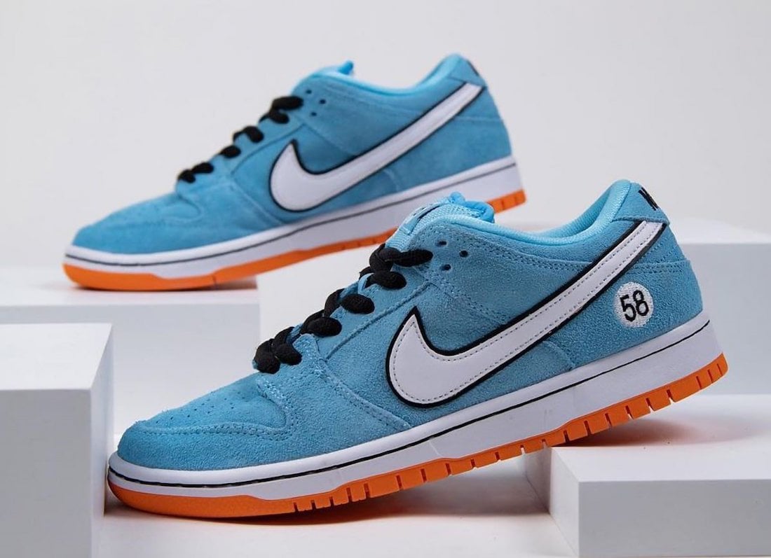 Nike SB Dunk Low Club 58 Gulf Racing Release Date Info