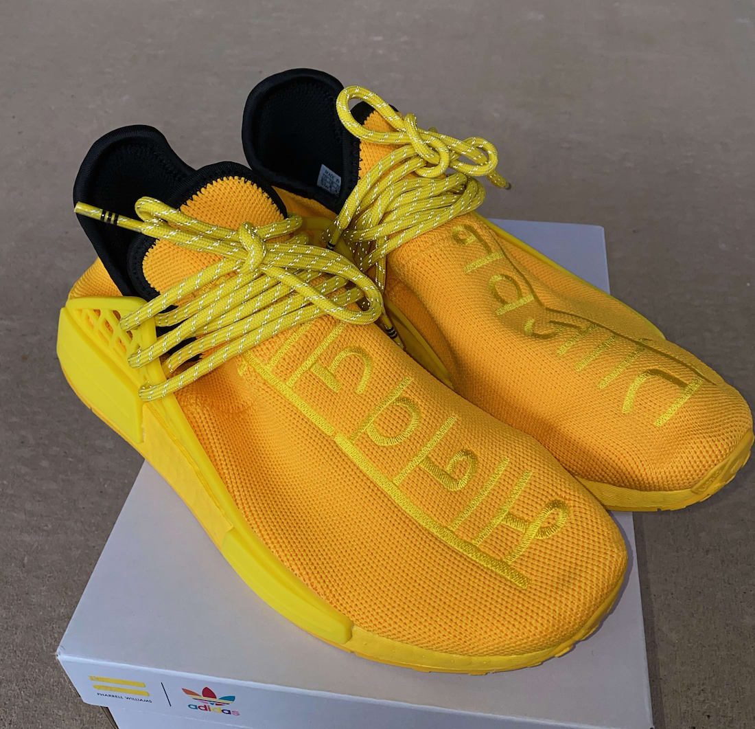 Pharrell adidas NMD Hu Yellow GY0091 Release Info