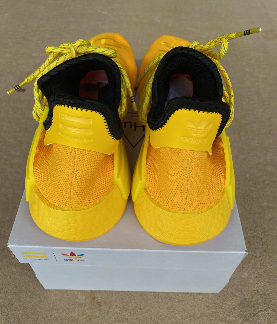 Pharrell adidas NMD Hu Yellow GY0091 Release Info