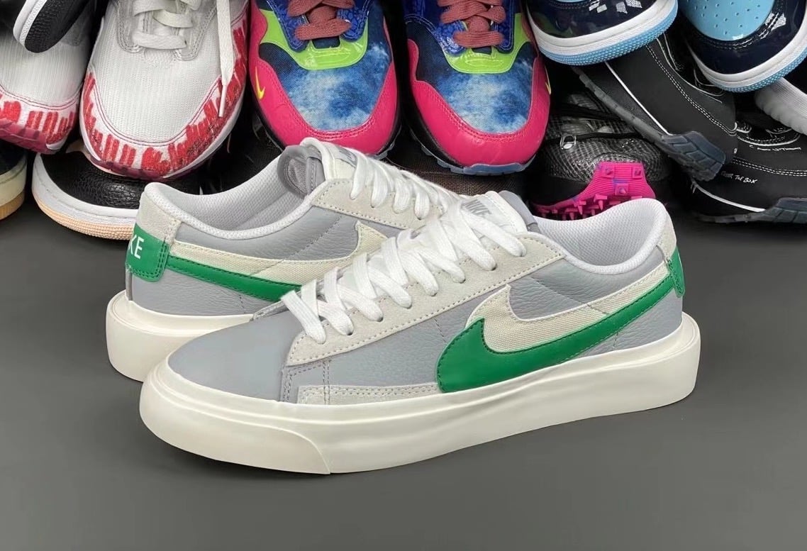 Sacai Nike Blazer Low Classic Green 2021 Release