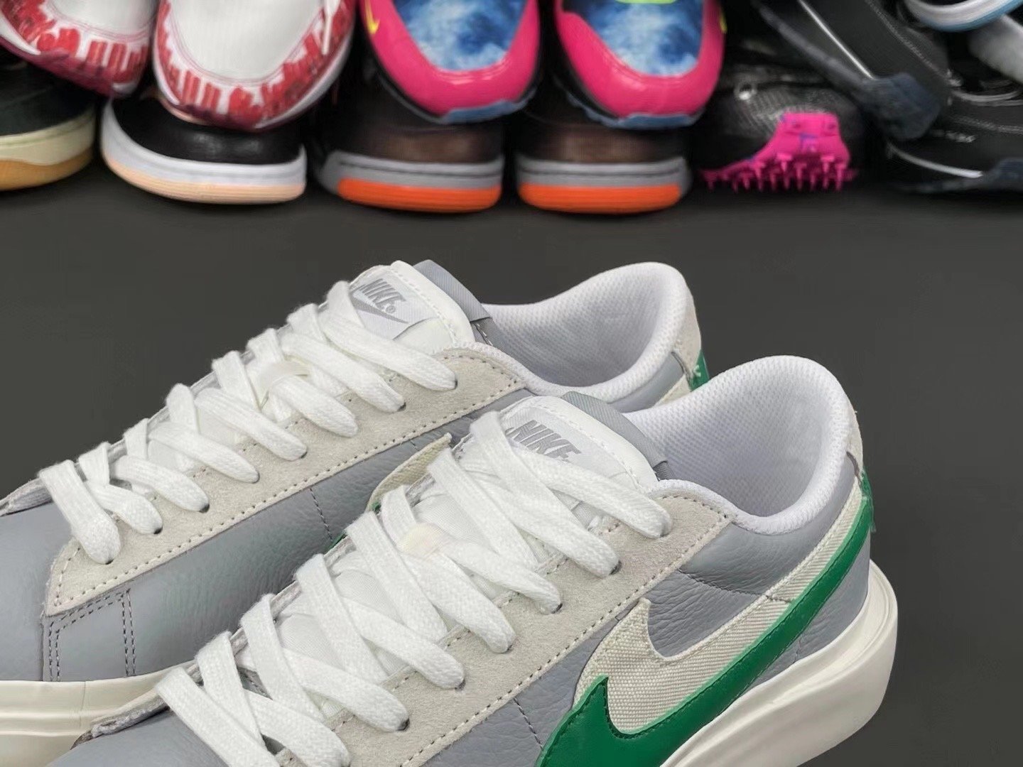 Sacai Nike Blazer Low Classic Green 2021 Release