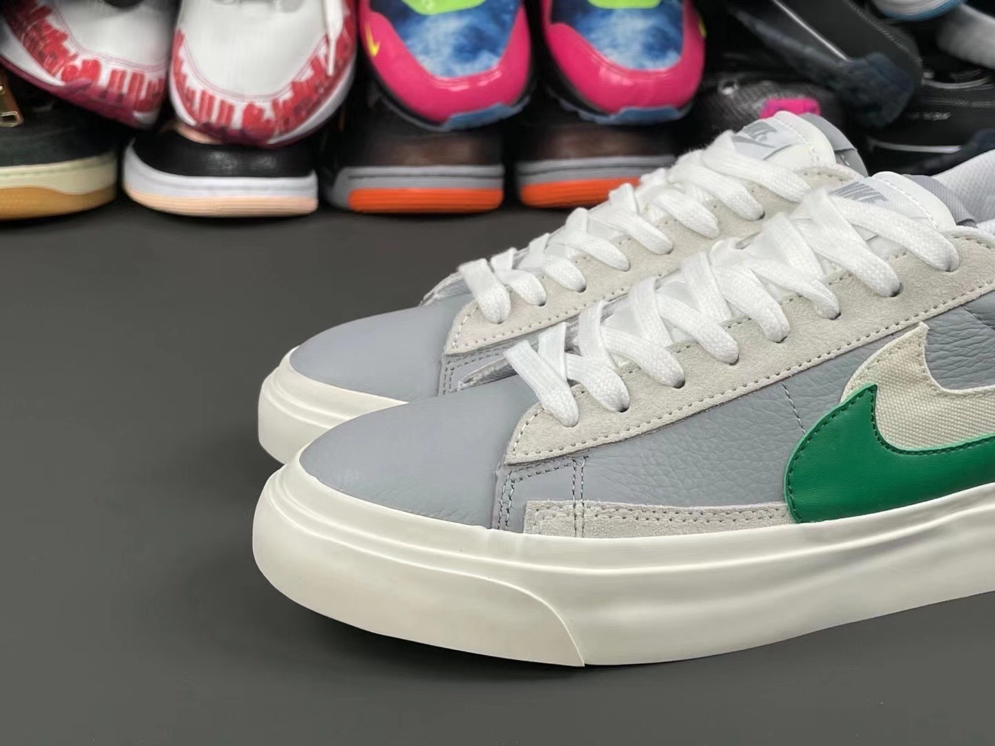 Sacai Nike Blazer Low Classic Green 2021 Release