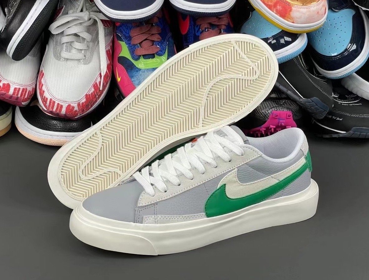 Sacai Nike Blazer Low Classic Green 2021 Release