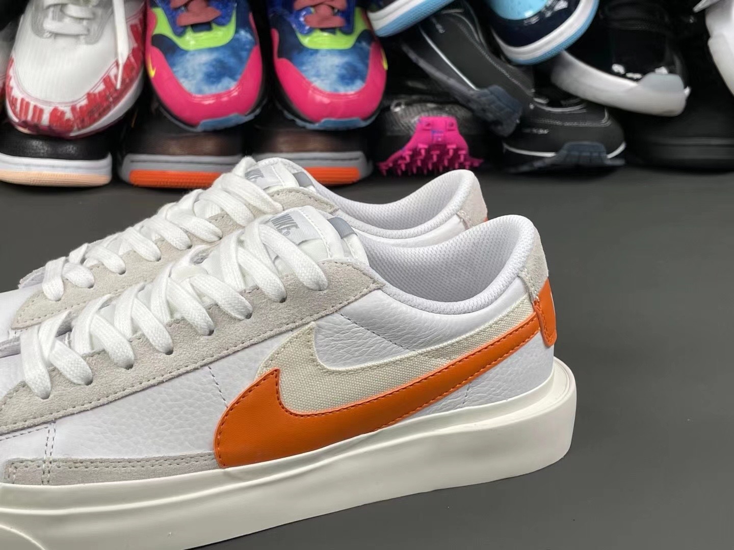 Sacai Nike Blazer Low Magma Orange 2021 Release