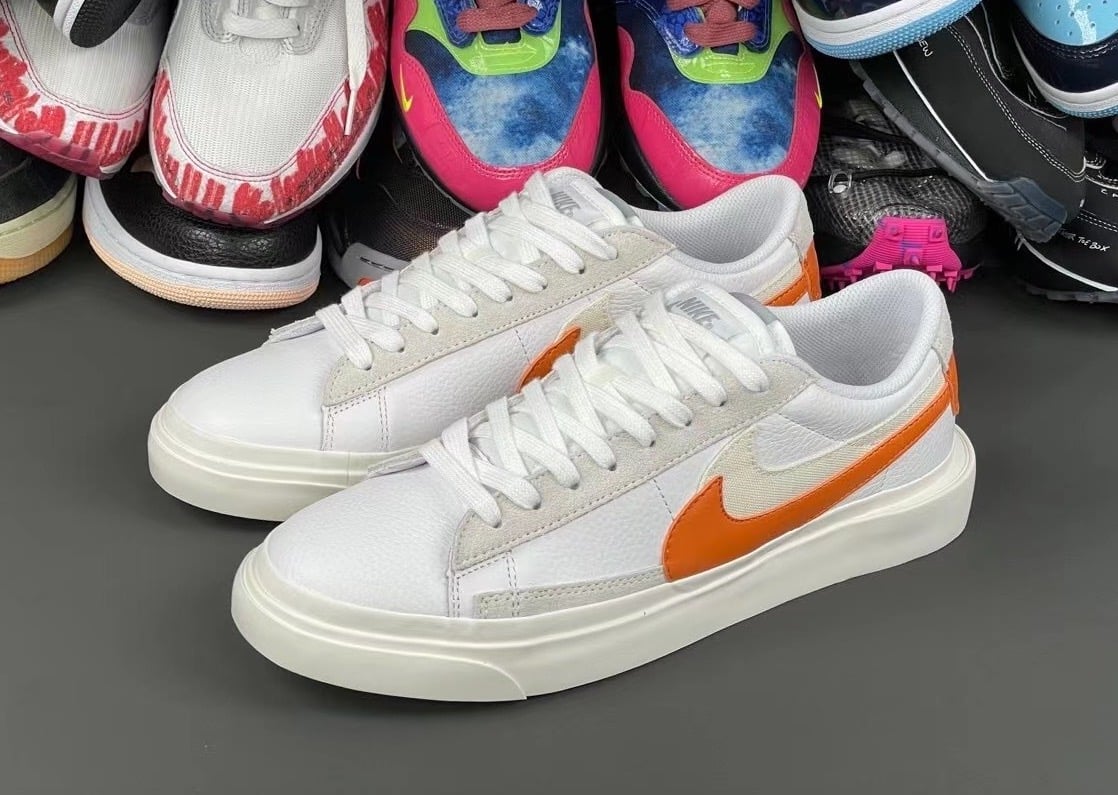 Sacai Nike Blazer Low Magma Orange 2021 Release