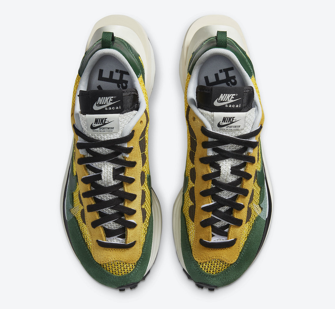 Sacai Nike VaporWaffle Tour Yellow CV1363-700 Release Info Price