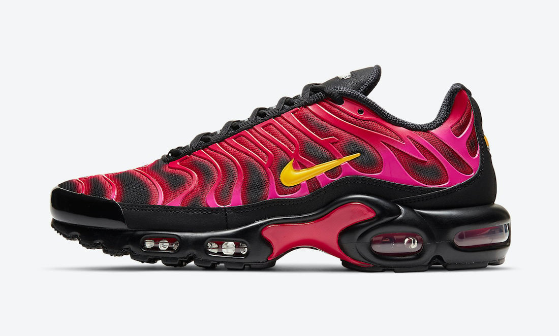 red and black air max plus toddler