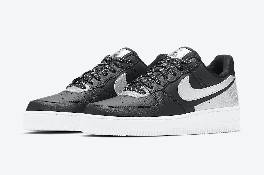 3M Nike Air Force 1 Low Black Reflect CT1992-001 Release Date Info