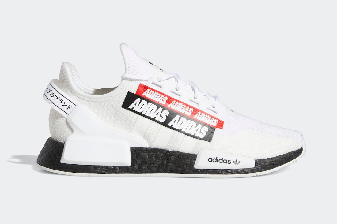 adidas nmd white black