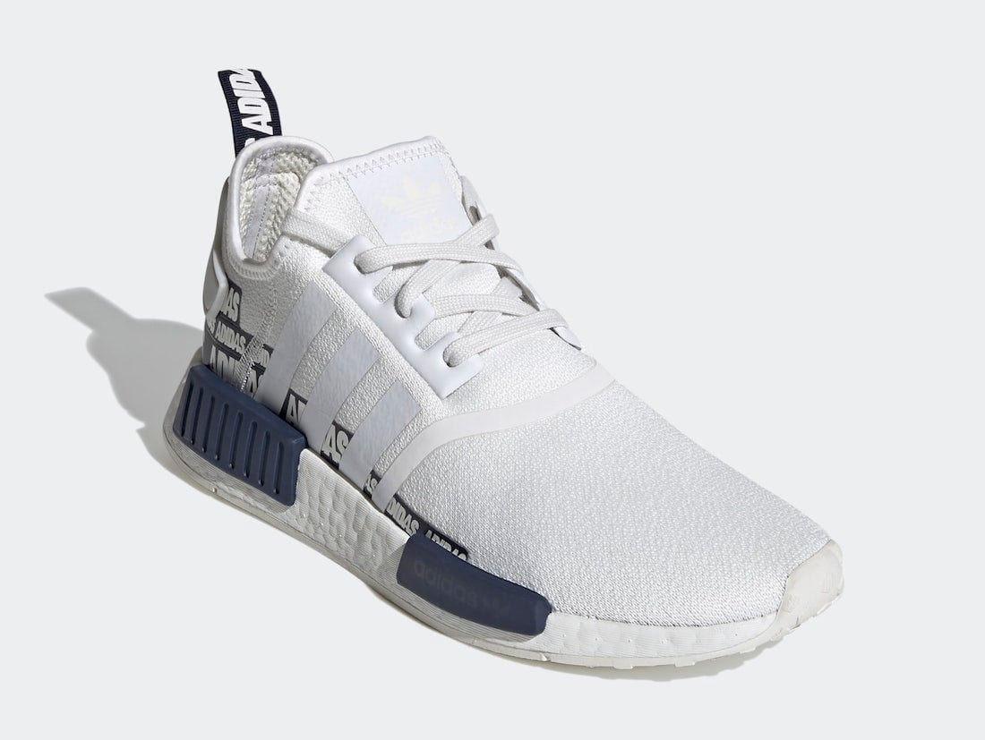 adidas NMD R1 White Collegiate Navy FX6795 Release Date Info