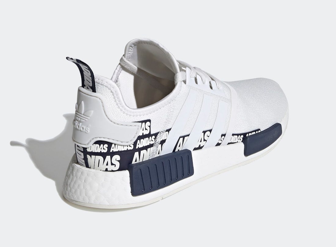 adidas NMD R1 White Collegiate Navy FX6795 Release Date Info