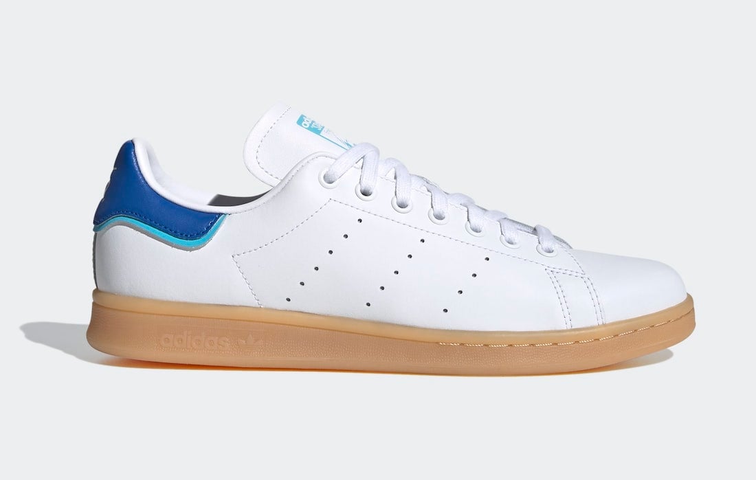 adidas Stan Smith Available with Blue Heels and Gum Soles