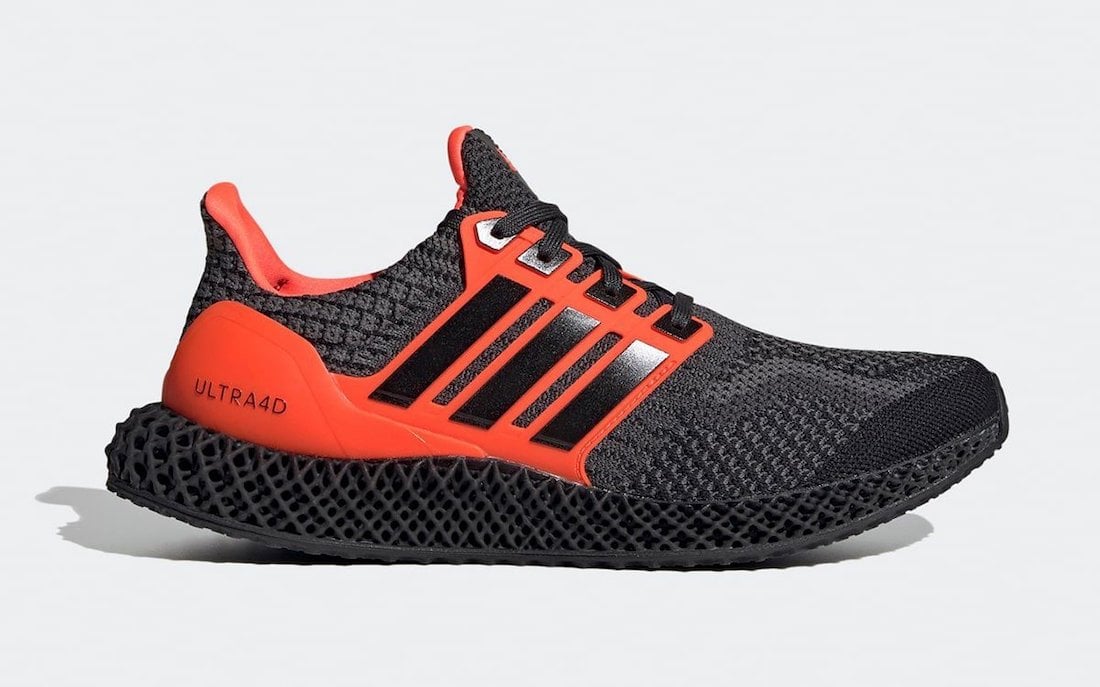 adidas Ultra 4D Core Black Solar Red G58159 Release Date Info