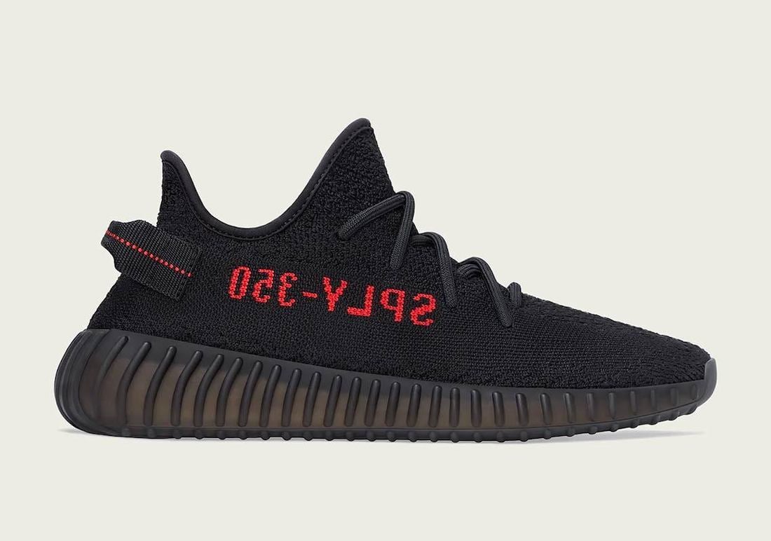 adidas Yeezy Boost 350 V2 Bred Black Red CP9652 2020 Restock