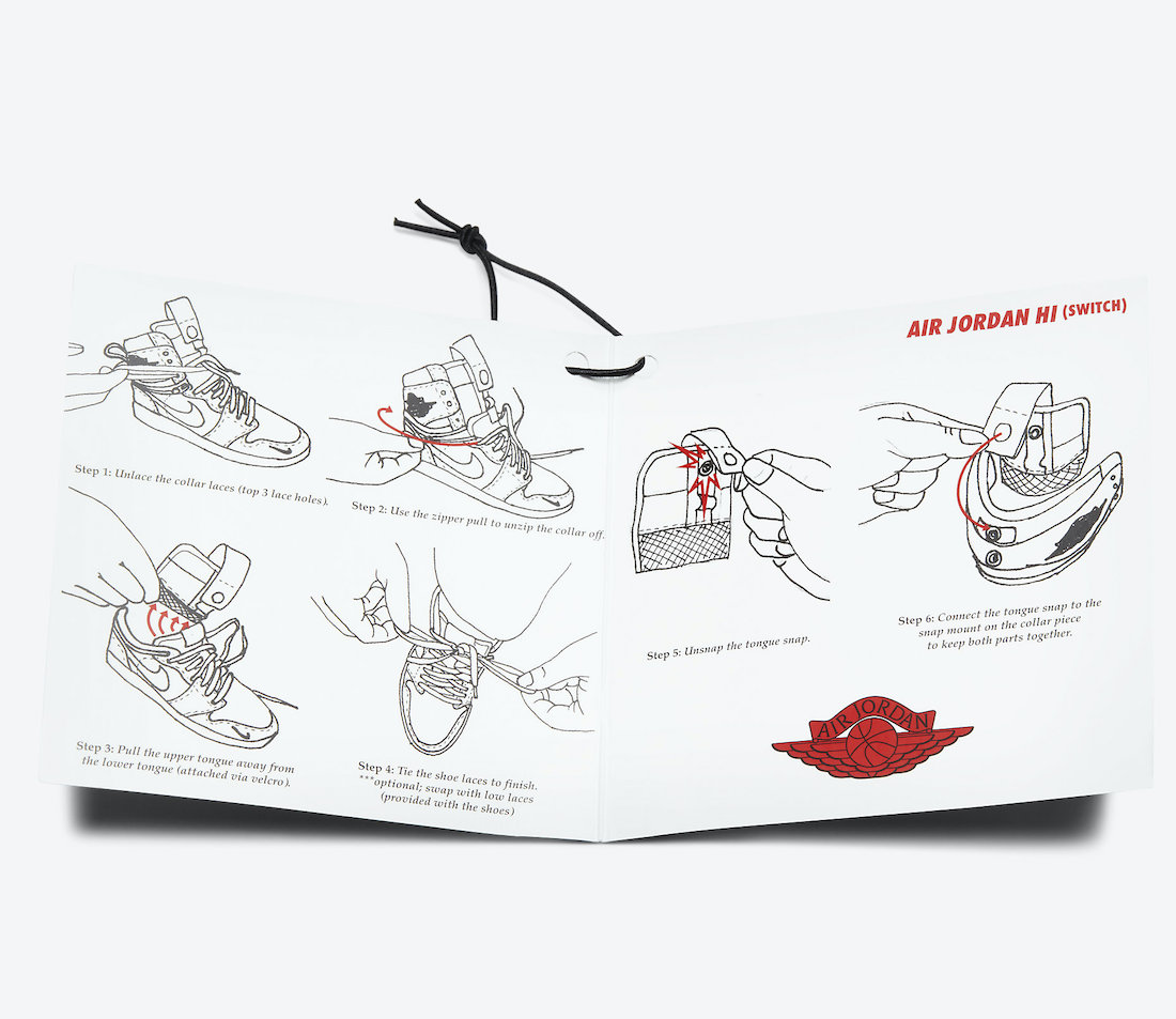 Air Jordan 1 High Switch Light Smoke Grey CW6576-100 Release Date