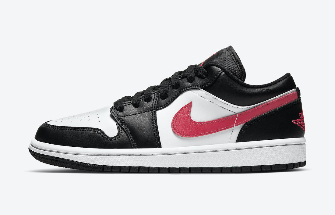 air jordan 1 low red white black