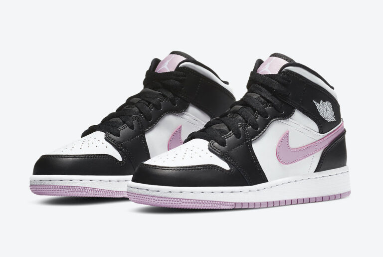 Air Jordan 1 Mid GS Light Arctic Pink 555112-103 Release Date Info | SneakerFiles