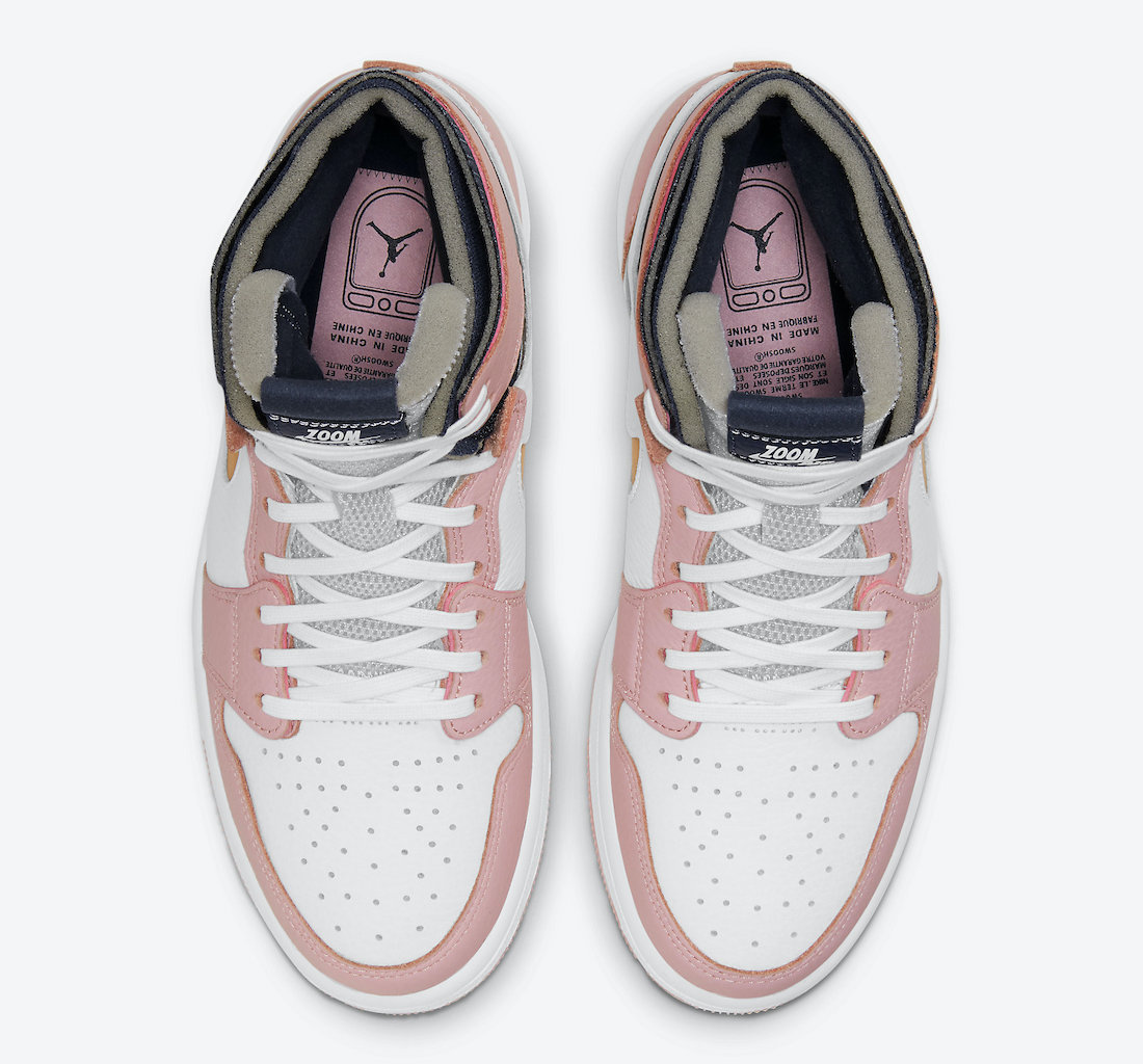Air Jordan 1 Zoom Comfort Pink Glaze CT0979-601 Release Date Info