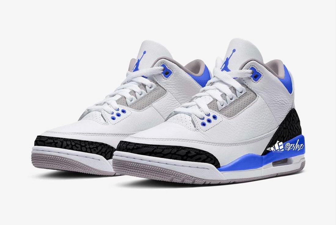 new jordan 3 blue