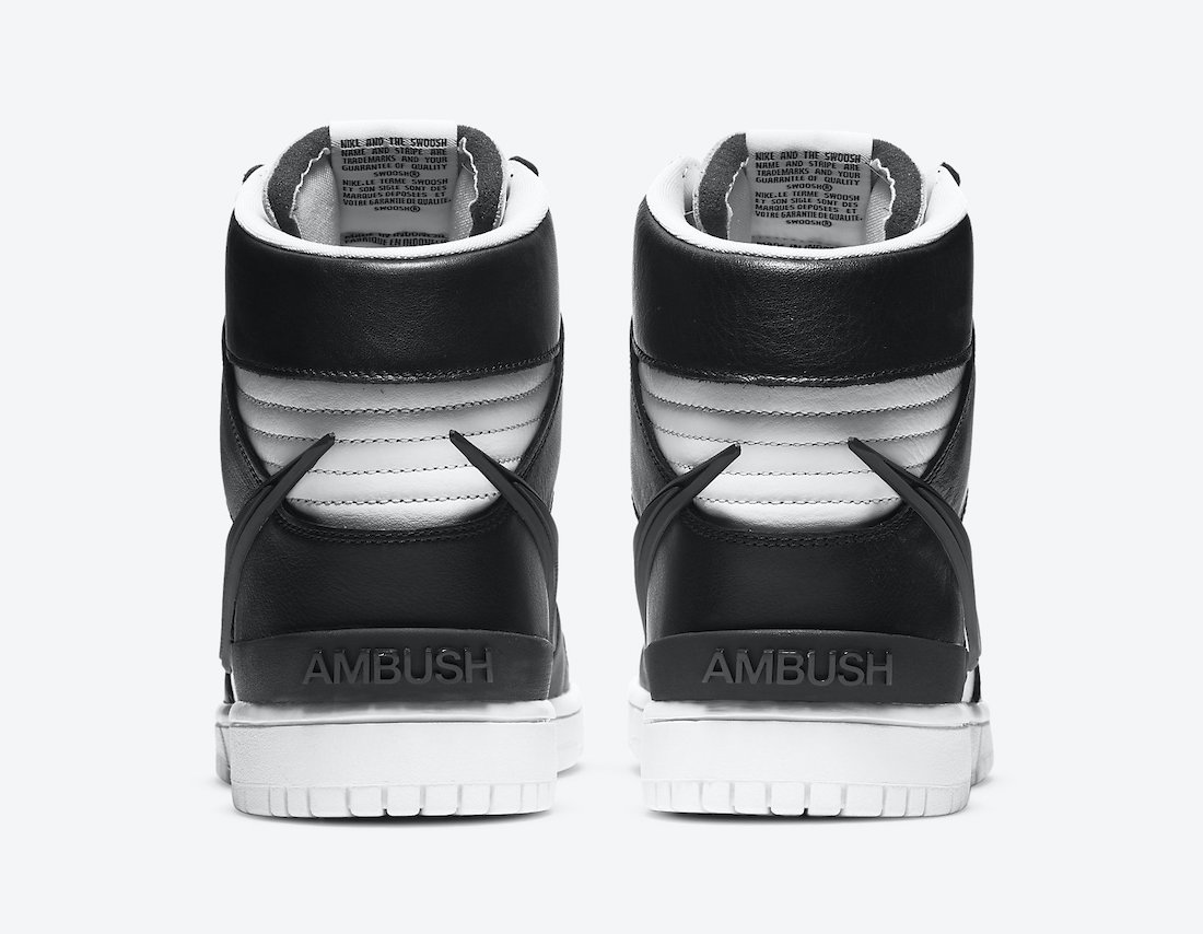 Ambush Nike Dunk High Black White CU7544-001 Release Date