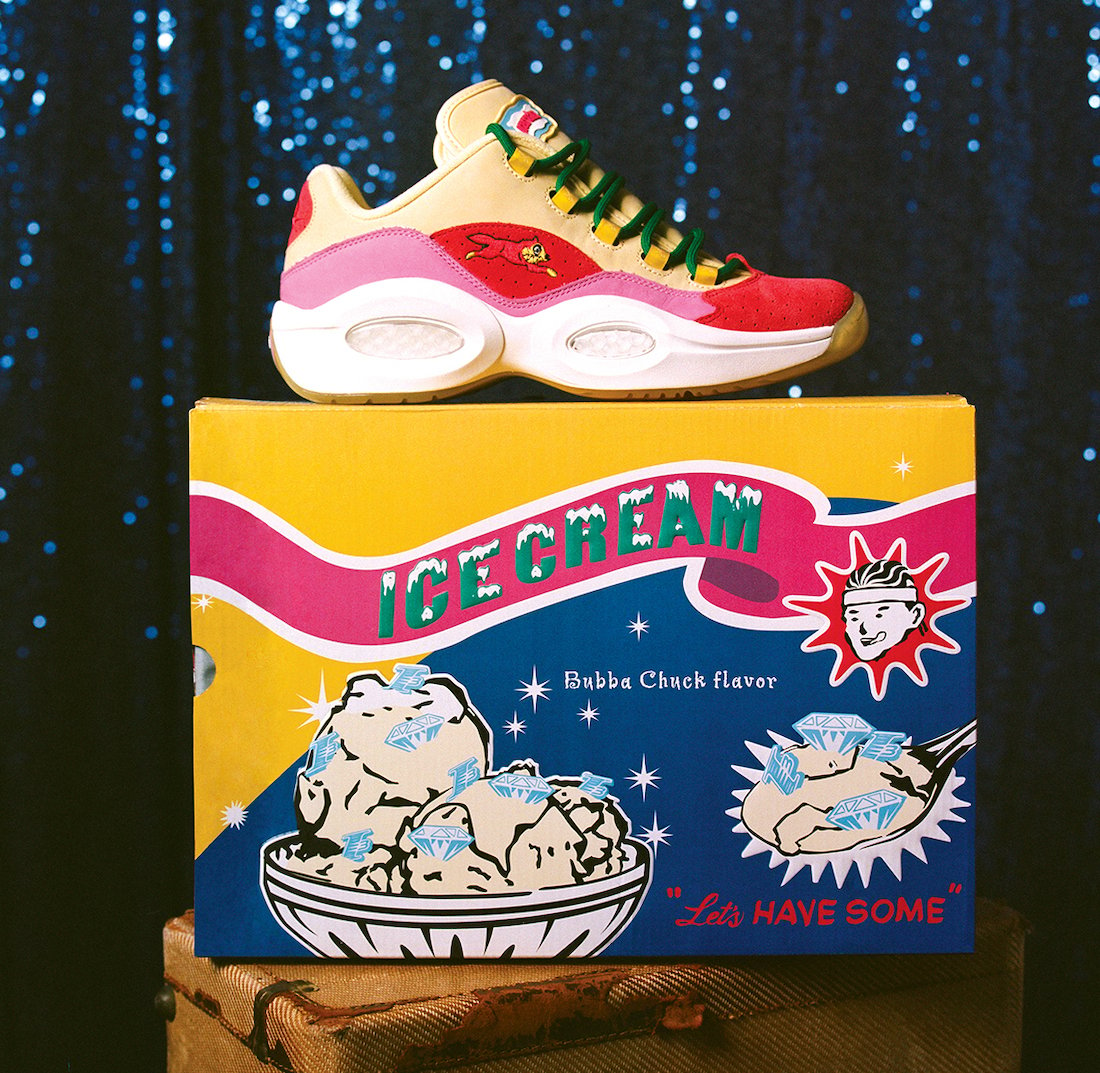 BBC Ice Cream Reebok Question Low Running Dog Release Date