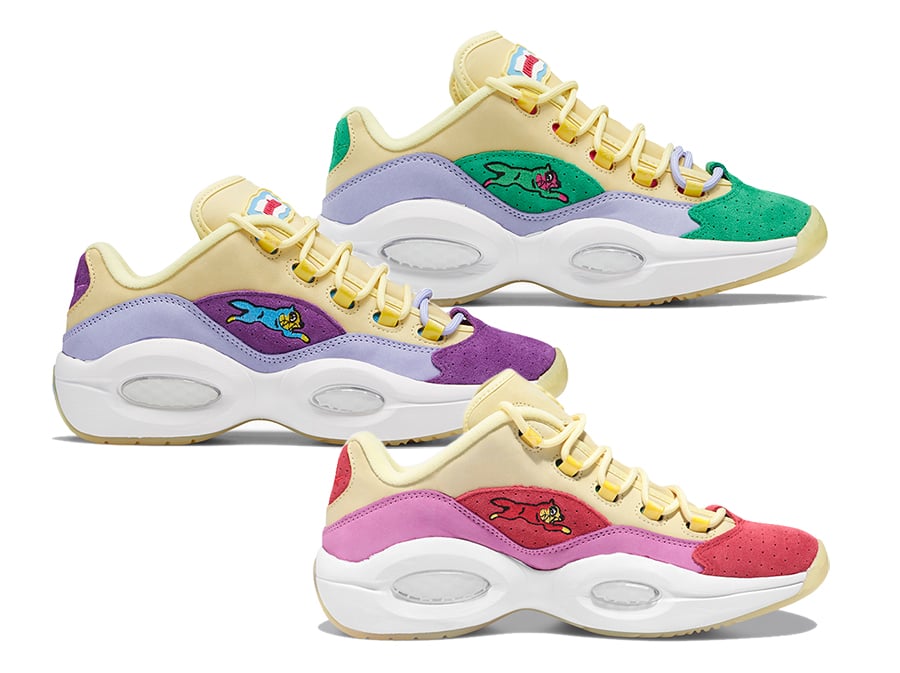 BBC Ice Cream Reebok Question Low Running Dog Release Date Info
