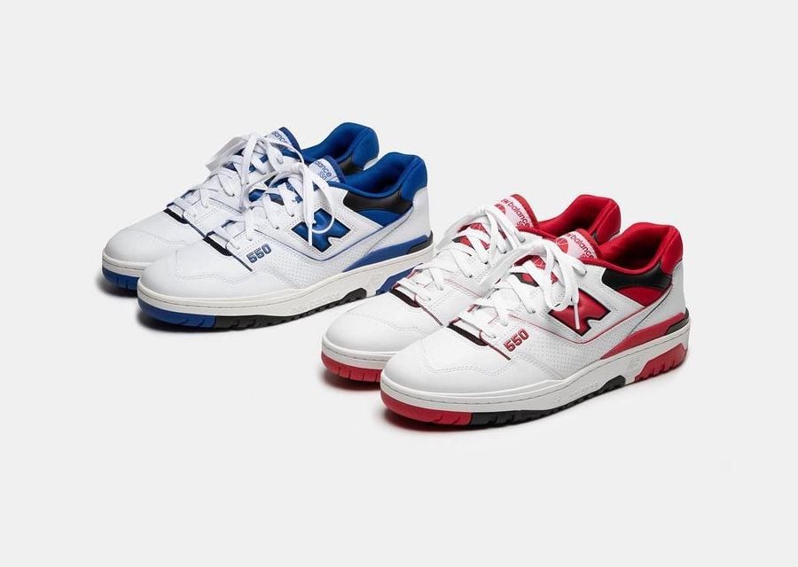 new balance blu e rosse