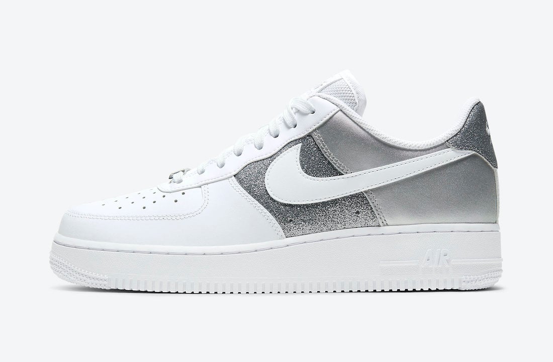 Nike Air Force 1 07 Low White Metallic Silver DD6629-100 Release Date Info