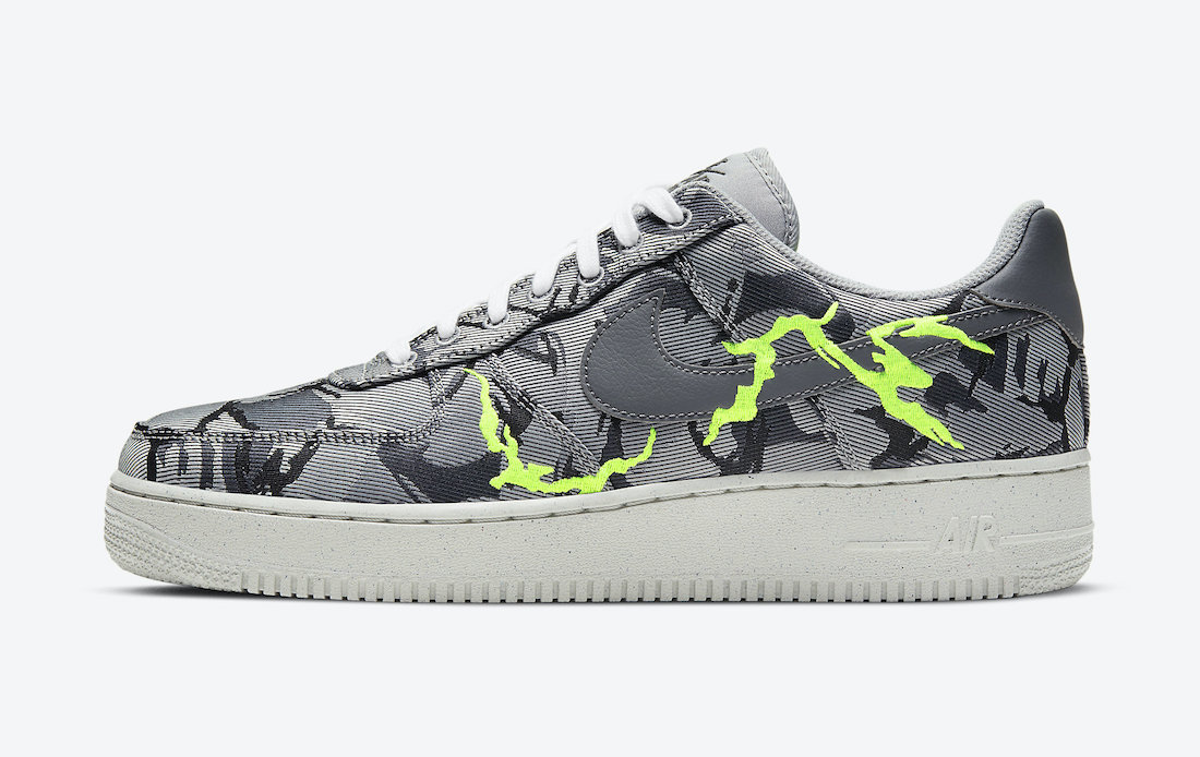 Nike Air Force 1 Low Grey Green CV1725-001 Release Date Info