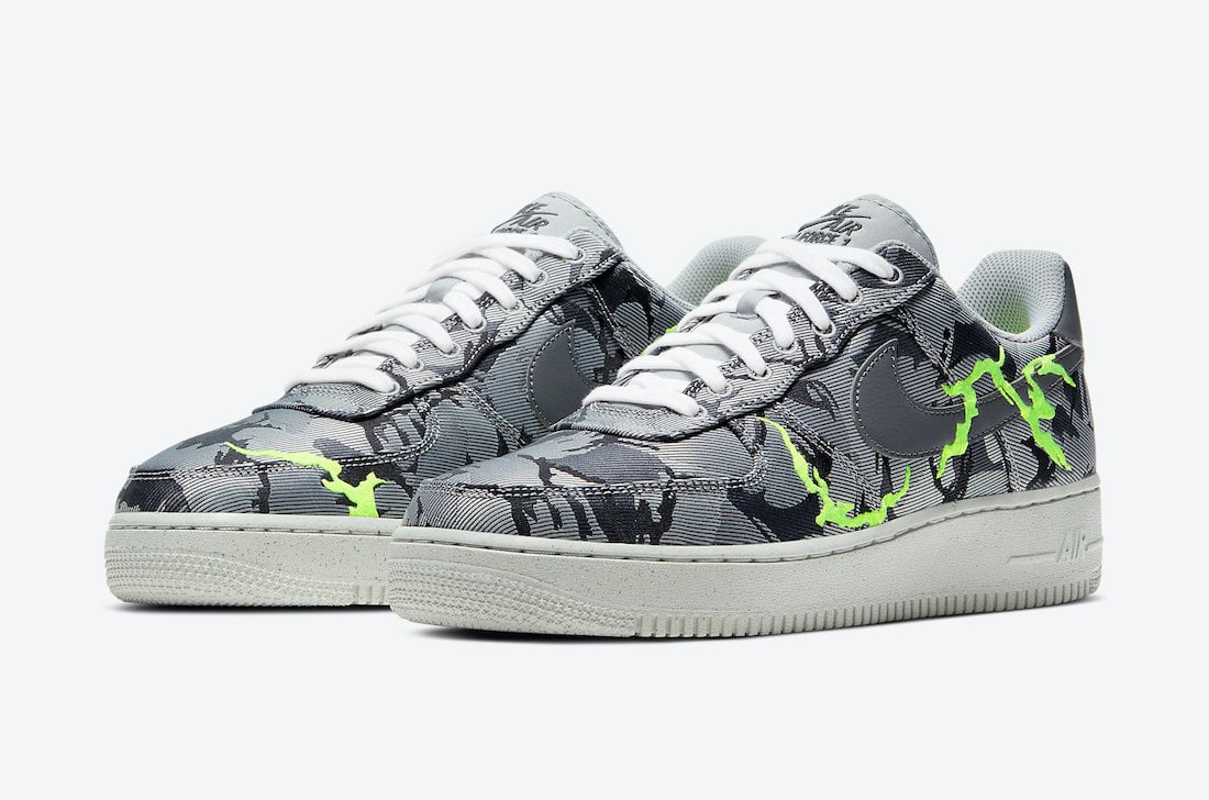 grey camo air force ones