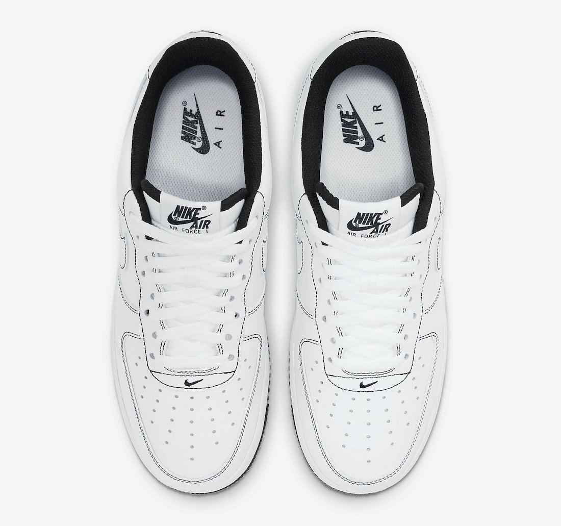 Nike Air Force 1 Low White Black CV1724-104 Release Date Info